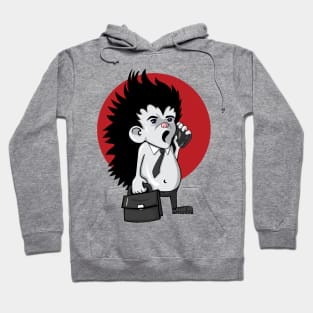 angry hedgehog manager Hoodie